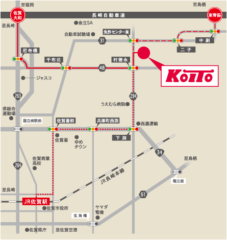 【地図】〒849-0902 佐賀県佐賀市久保泉町大字上和泉1580番6